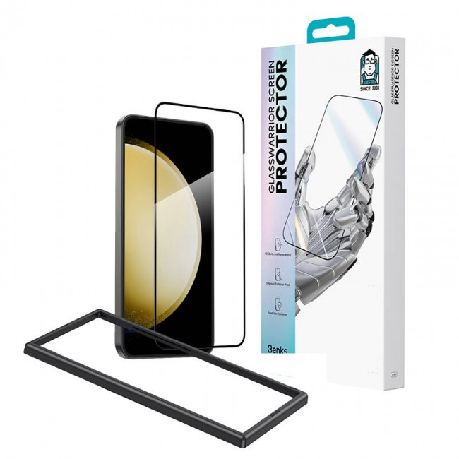 Galaxy S25 Plus Benks Glass Warrior Cam Ekran Koruyucu + Kolay Uygulama Aparatlı