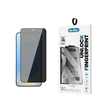 Bal-z Galaxy S25 Plus Go Des GD-001 Parmak İzi Bırakmayan Privacy 9H Temperli HD Cam Hayalet Ekran Koruyucu