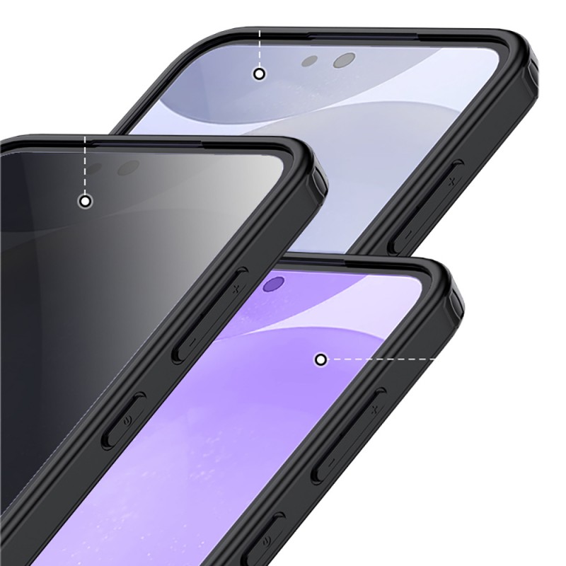 Bal-z Galaxy S25 Plus Kılıf Kamera Korumalı Şeffaf Arka Yüzey Zore New Roll Kapak