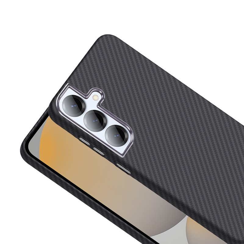 Bal-z Galaxy S25 Plus Kılıf M-safe Şarj Özellikli Karbon Fiber Görünümlü Zore Gros Kapak