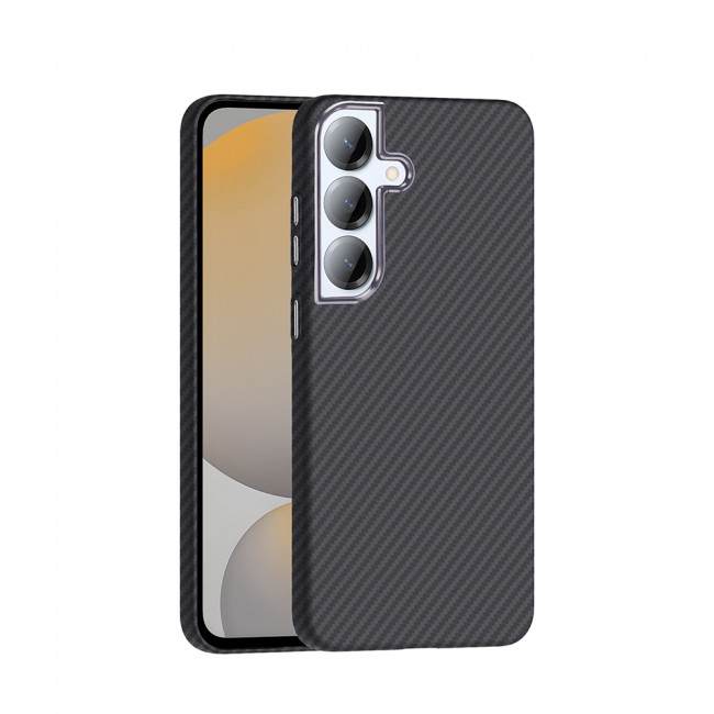 Galaxy S25 Plus Kılıf M-safe Şarj Özellikli Karbon Fiber Görünümlü Zore Gros Kapak Galaxy S25 Plus Kılıf M-safe Şarj Özellikli Karbon Fiber Görünümlü Zore Gros Kapak
