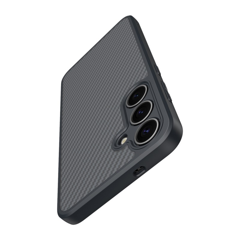 Bal-z Galaxy S25 Plus Kılıf M-safe Şarj Özellikli Karbon Fiber Tasarımlı Zore Elnino Kapak