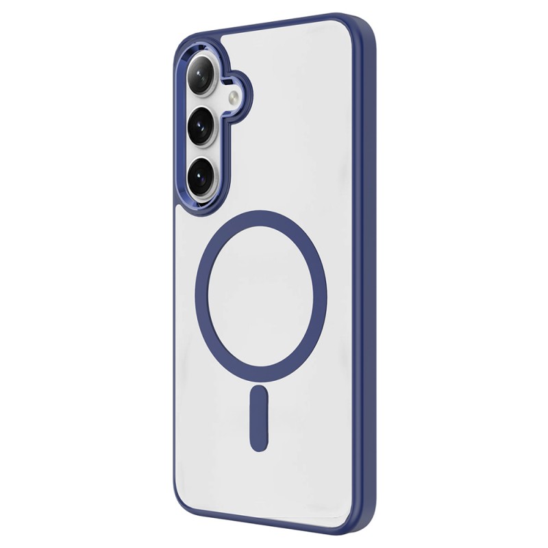 Bal-z Galaxy S25 Plus Kılıf M-safe Şarj Özellikli Zore Krom M-safe Silikon Kapak