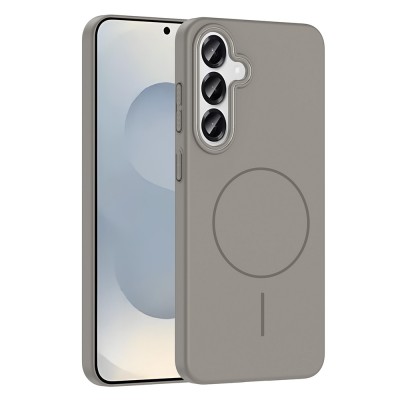 Bal-z Galaxy S25 Plus Kılıf M-safe Şarj Özellikli Zore Ruby Sert Kapak