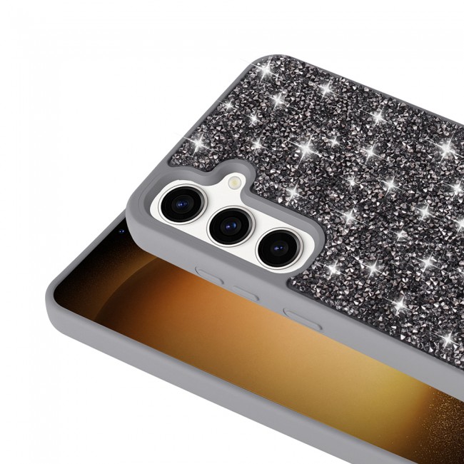 Galaxy S25 Plus Kılıf Parlak Taşlı Tasarım Zore Pırlanta Kapak Galaxy S25 Plus Kılıf Parlak Taşlı Tasarım Zore Pırlanta Kapak