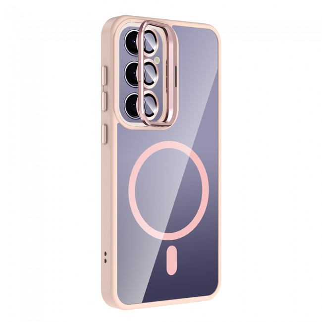 Galaxy S25 Plus Kılıf Standlı ve Kamera Lens Hediyeli M-Safe Şarj Özellikli Zore Etro Kapak Galaxy S25 Plus Kılıf Standlı ve Kamera Lens Hediyeli M-Safe Şarj Özellikli Zore Etro Kapak