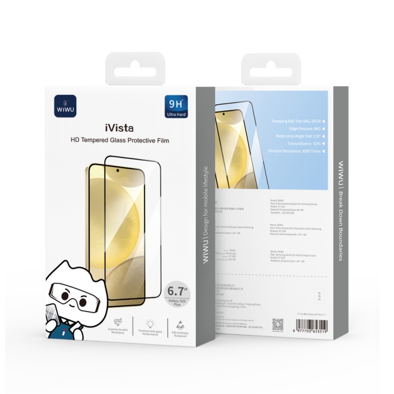 Bal-z Galaxy S25 Plus Wiwu iVista Super Hardness Ekran Koruyucu