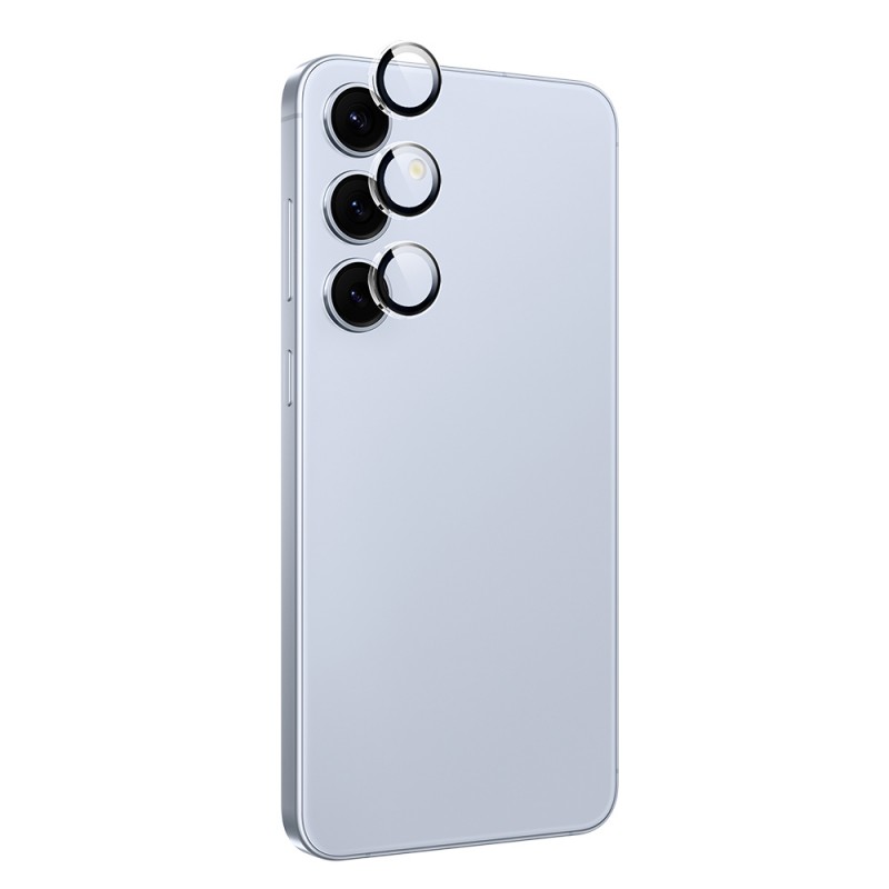 Bal-z Galaxy S25 Plus Wiwu LG-010 Lens Guard Oleofobik Anti Reflective Kamera Lens Koruyucu + Kolay Uygulama Aparatlı