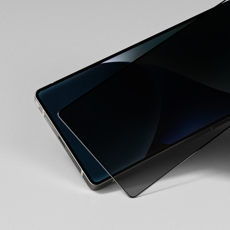 Bal-z Galaxy S25 Ultra Amazingthing Radix Privacy Parmak İzi Bırakmayan Temperli Cam Ekran Koruyucu