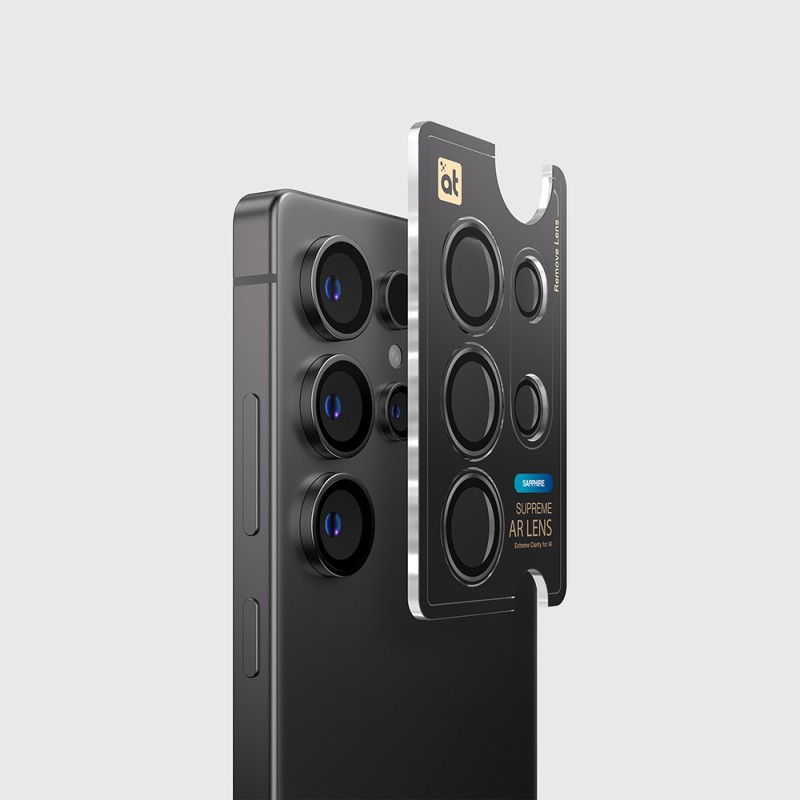 Bal-z Galaxy S25 Ultra Amazingthing Titan Safir Kamera Lens Koruyucu + Kolay Uygulama Aparatlı