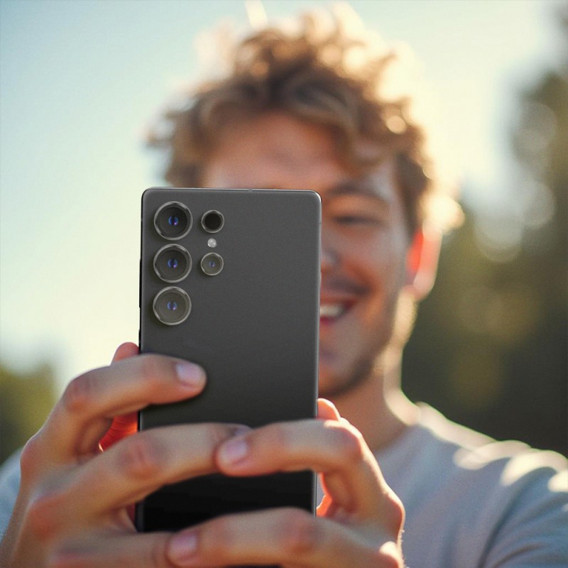 Bal-z Galaxy S25 Ultra Amazingthing Titan Safir Kamera Lens Koruyucu + Kolay Uygulama Aparatlı