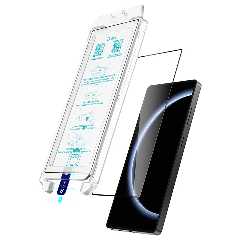 Bal-z Galaxy S25 Ultra Benks Glass Warrior HD Cam Ekran Koruyucu + Kolay Uygulama Aparatlı