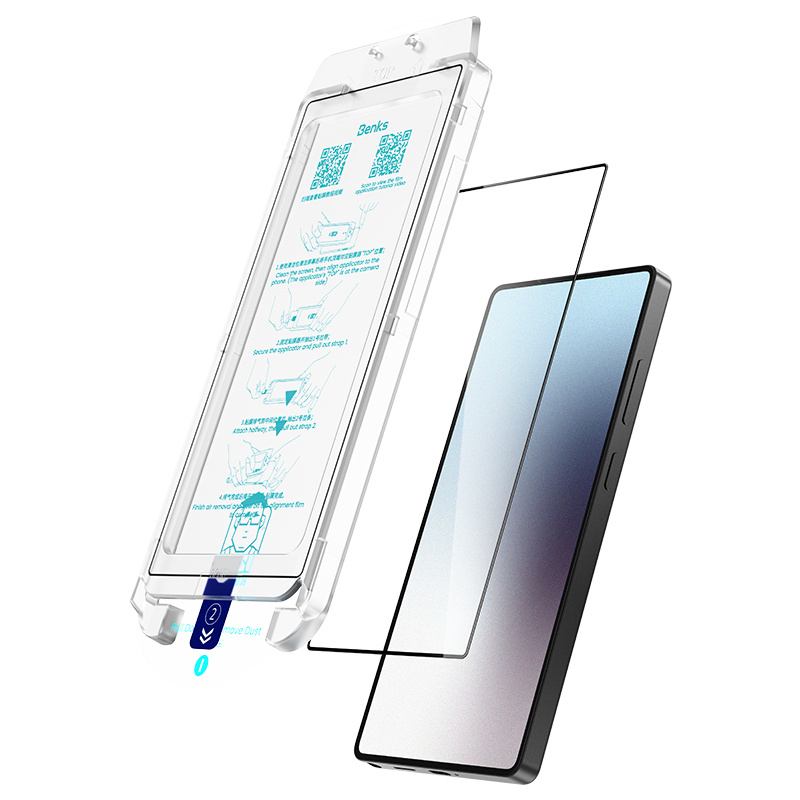 Bal-z Galaxy S25 Ultra Benks Ultra Shield HD Ekran Koruyucu + Kolay Uygulama Aparatlı