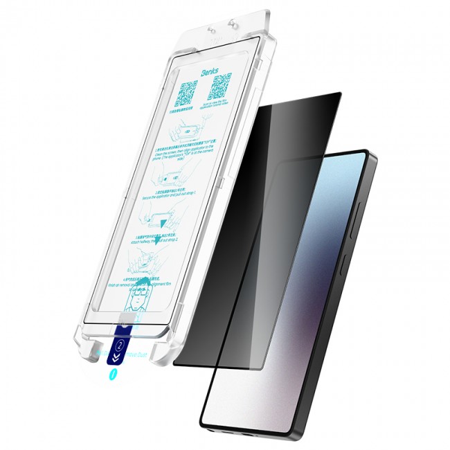 Galaxy S25 Ultra Benks Ultra Shield Privacy Ekran Koruyucu + Kolay Uygulama Aparatlı Galaxy S25 Ultra Benks Ultra Shield Privacy Ekran Koruyucu + Kolay Uygulama Aparatlı