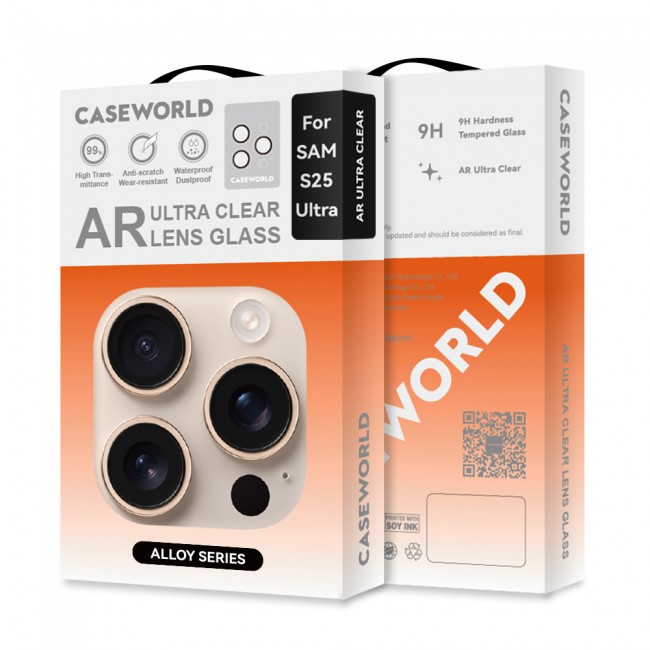 Galaxy S25 Ultra CaseWorld Alloy Serisi Oleofobik Anti Reflective Kamera Lens Koruyucu Galaxy S25 Ultra CaseWorld Alloy Serisi Oleofobik Anti Reflective Kamera Lens Koruyucu