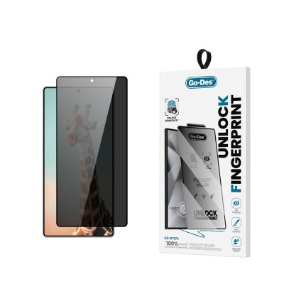 Bal-z Galaxy S25 Ultra Go Des GD-001 Parmak İzi Bırakmayan Privacy 9H Temperli HD Cam Hayalet Ekran Koruyucu