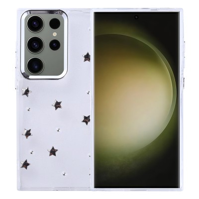 Bal-z Galaxy S25 Ultra Kılıf Airbag Tasarımlı Simli Şeffaf Zore Kutup Kapak