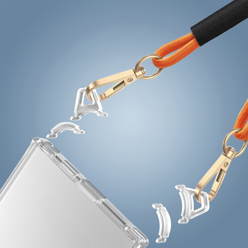 Bal-z Galaxy S25 Ultra Kılıf Airbagli Takılabilir Askı Aparatlı Zore Snap Silikon Kapak