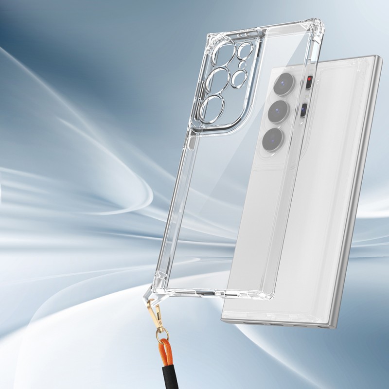 Bal-z Galaxy S25 Ultra Kılıf Airbagli Takılabilir Askı Aparatlı Zore Snap Silikon Kapak