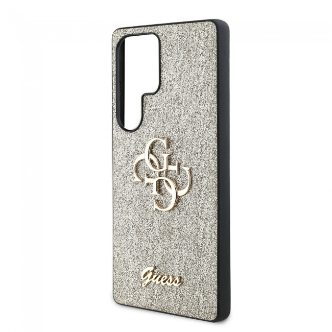 Galaxy S25 Ultra Kılıf Guess Orjinal Lisanslı 4G Büyük Metal Logolu Glitter Kapak Galaxy S25 Ultra Kılıf Guess Orjinal Lisanslı 4G Büyük Metal Logolu Glitter Kapak