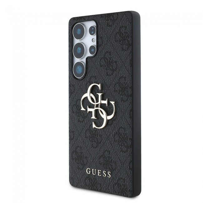 Galaxy S25 Ultra Kılıf Guess Orjinal Lisanslı PU Deri 4G Desenli Metal Büyük 4G ve Yazı Logolu Kapak Galaxy S25 Ultra Kılıf Guess Orjinal Lisanslı PU Deri 4G Desenli Metal Büyük 4G ve Yazı Logolu Kapak