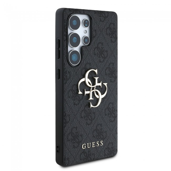 Galaxy S25 Ultra Kılıf Guess Orjinal Lisanslı PU Deri 4G Desenli Metal Büyük 4G ve Yazı Logolu Kapak Galaxy S25 Ultra Kılıf Guess Orjinal Lisanslı PU Deri 4G Desenli Metal Büyük 4G ve Yazı Logolu Kapak