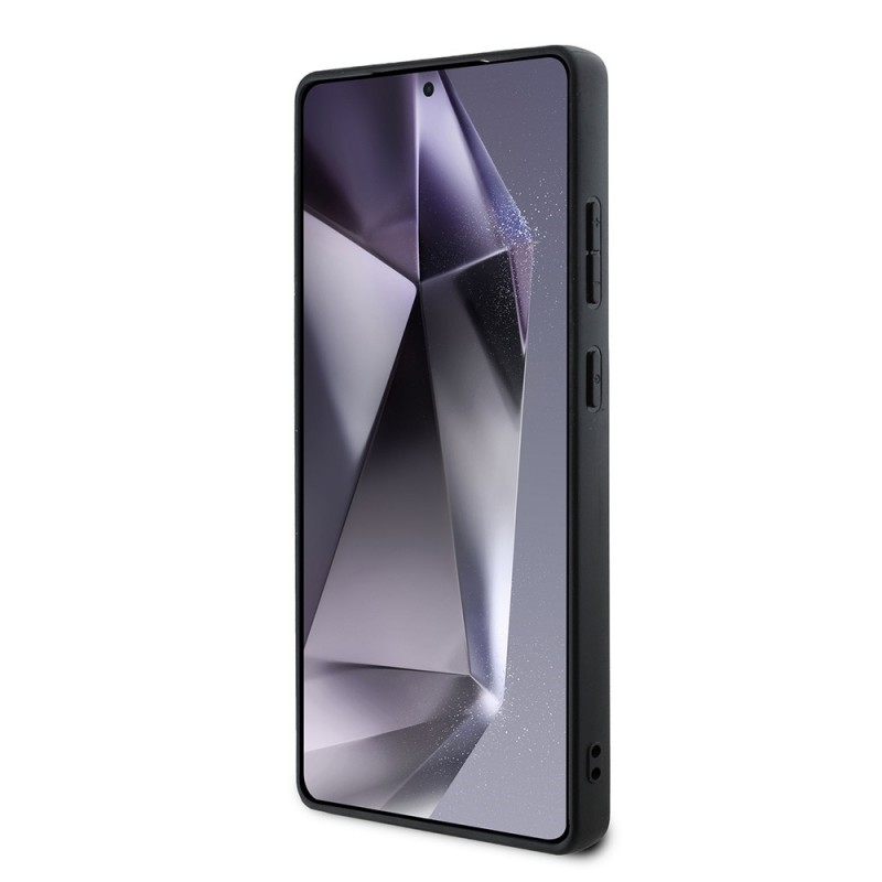 Bal-z Galaxy S25 Ultra Kılıf Guess Orjinal Lisanslı PU Deri 4G Desenli Metal Büyük 4G ve Yazı Logolu Kapak