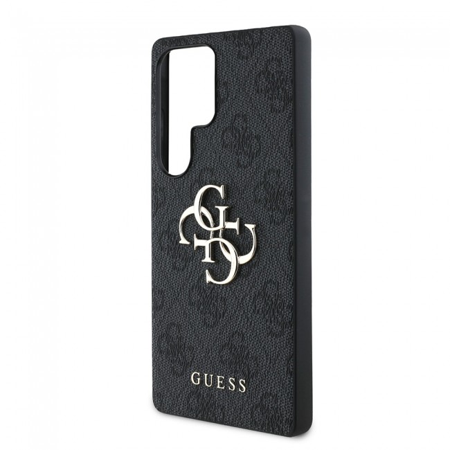 Galaxy S25 Ultra Kılıf Guess Orjinal Lisanslı PU Deri 4G Desenli Metal Büyük 4G ve Yazı Logolu Kapak Galaxy S25 Ultra Kılıf Guess Orjinal Lisanslı PU Deri 4G Desenli Metal Büyük 4G ve Yazı Logolu Kapak