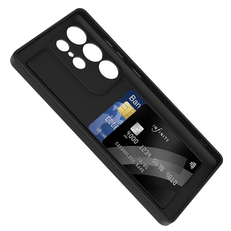 Bal-z Galaxy S25 Ultra Kılıf Kamera Korumalı Kartlık Hazneli Zore Vitra Kapak