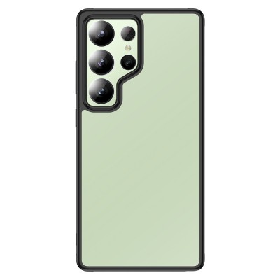 Bal-z Galaxy S25 Ultra Kılıf Kamera Korumalı Şeffaf Arka Yüzey Zore New Roll Kapak