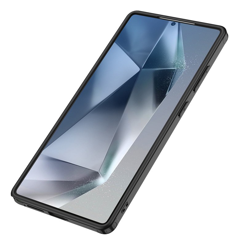 Bal-z Galaxy S25 Ultra Kılıf Kamera Korumalı Şeffaf Arka Yüzey Zore New Roll Kapak