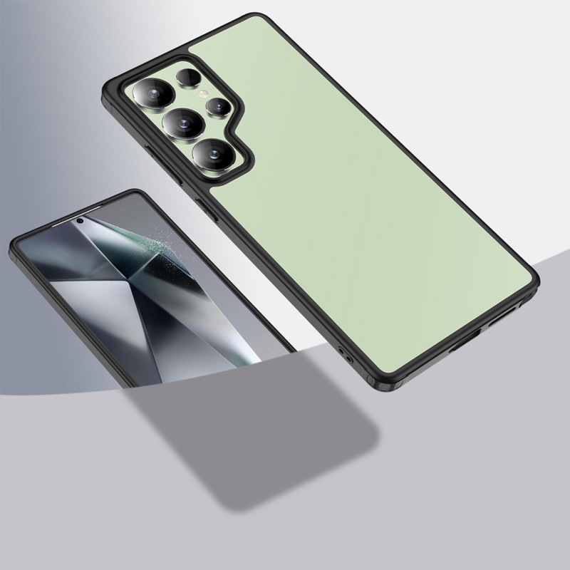 Bal-z Galaxy S25 Ultra Kılıf Kamera Korumalı Şeffaf Arka Yüzey Zore New Roll Kapak