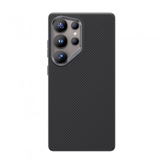 Galaxy S25 Ultra Kılıf Karbon Fiber M-safe Şarj Özellikli Benks Hybrid ArmorPro 600D Kevlar Kapak Galaxy S25 Ultra Kılıf Karbon Fiber M-safe Şarj Özellikli Benks Hybrid ArmorPro 600D Kevlar Kapak