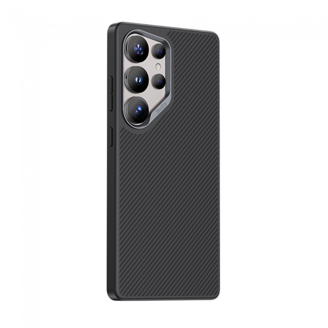 Galaxy S25 Ultra Kılıf Karbon Fiber Magsafe Şarj Özellikli Benks Hybrid ArmorPro 600D Kevlar Kapak Galaxy S25 Ultra Kılıf Karbon Fiber Magsafe Şarj Özellikli Benks Hybrid ArmorPro 600D Kevlar Kapak