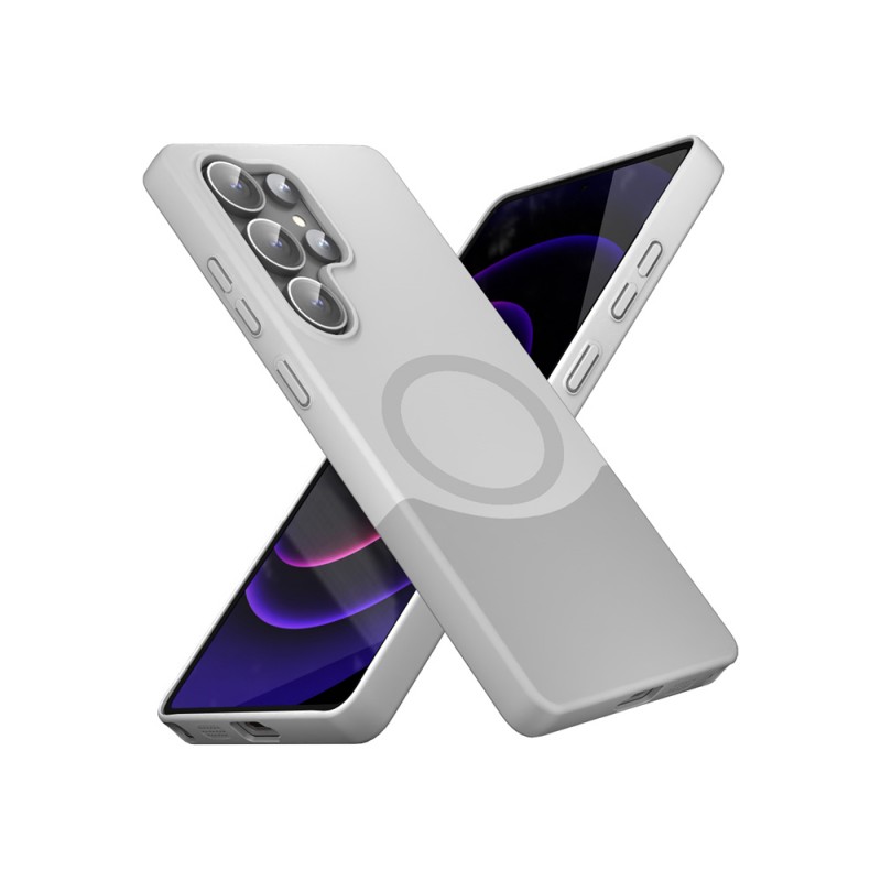 Bal-z Galaxy S25 Ultra Kılıf M-Safe Şarj Özellikli Mıknatıslı Zore Duble Kapak