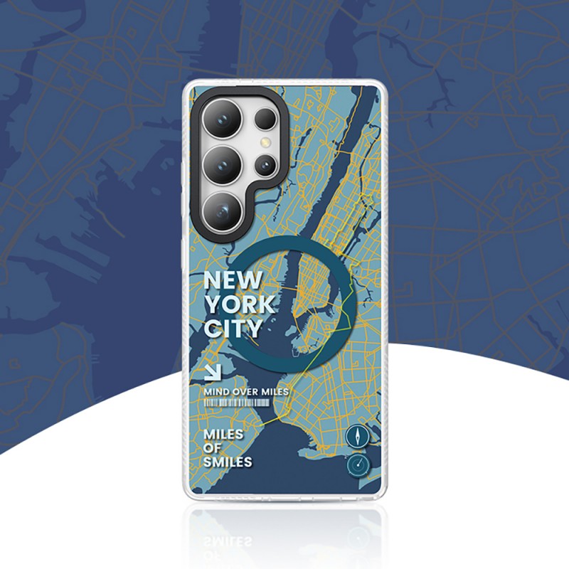 Bal-z Galaxy S25 Ultra Kılıf M-safe Şarj Özellikli Benks Dynamic City Serisi Kapak