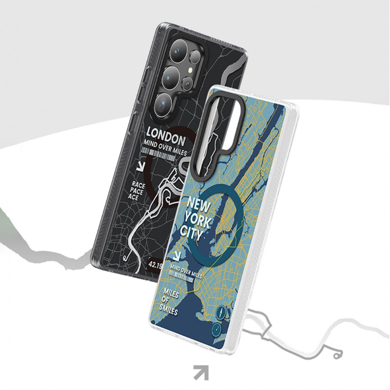 Bal-z Galaxy S25 Ultra Kılıf M-safe Şarj Özellikli Benks Dynamic City Serisi Kapak