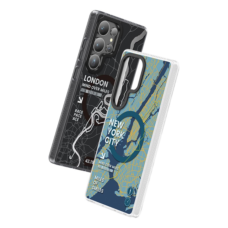 Bal-z Galaxy S25 Ultra Kılıf M-safe Şarj Özellikli Benks Dynamic City Serisi Kapak