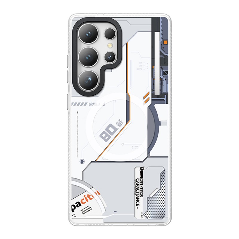 Bal-z Galaxy S25 Ultra Kılıf M-safe Şarj Özellikli Benks Dynamic Mecha Serisi Kapak