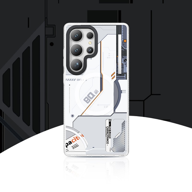 Bal-z Galaxy S25 Ultra Kılıf M-safe Şarj Özellikli Benks Dynamic Mecha Serisi Kapak