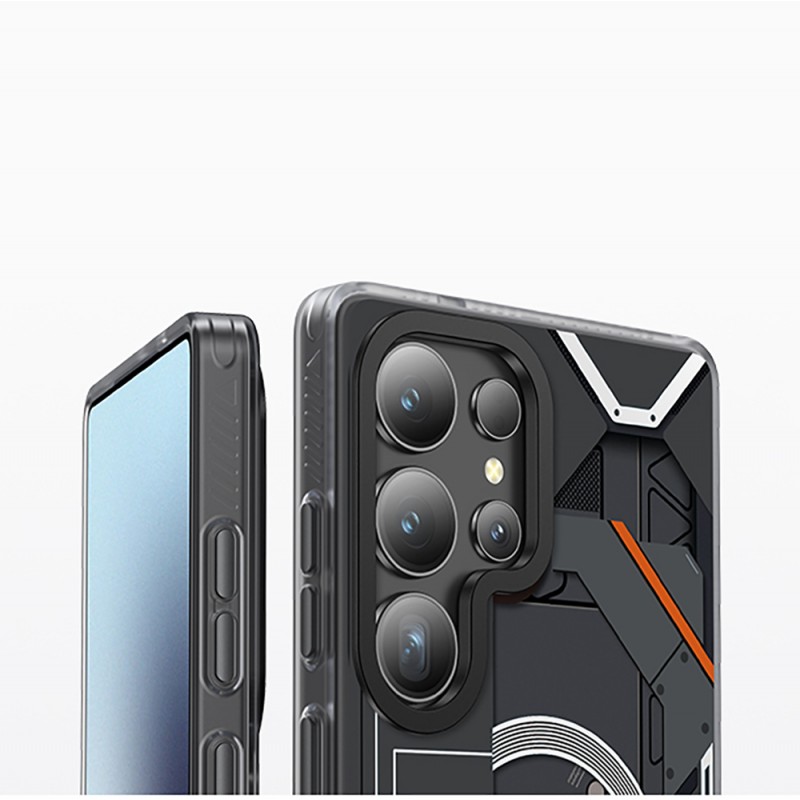 Bal-z Galaxy S25 Ultra Kılıf M-safe Şarj Özellikli Benks Dynamic Mecha Serisi Kapak