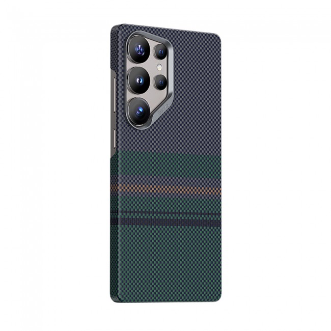 Galaxy S25 Ultra Kılıf Magsafe Şarj Özellikli Karbon Fiber Tasarımlı Benks Aurora ArmorAir Kevlar Kapak Galaxy S25 Ultra Kılıf Magsafe Şarj Özellikli Karbon Fiber Tasarımlı Benks Aurora ArmorAir Kevlar Kapak
