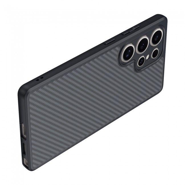 Galaxy S25 Ultra Kılıf Magsafe Şarj Özellikli Karbon Fiber Tasarımlı Zore Elnino Kapak Galaxy S25 Ultra Kılıf Magsafe Şarj Özellikli Karbon Fiber Tasarımlı Zore Elnino Kapak