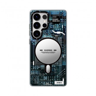 Galaxy S25 Ultra Kılıf M-safe Şarj Özellikli YoungKit Technology Serisi Kapak Galaxy S25 Ultra Kılıf M-safe Şarj Özellikli YoungKit Technology Serisi Kapak