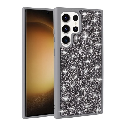 Bal-z Galaxy S25 Ultra Kılıf Parlak Taşlı Tasarım Zore Pırlanta Kapak