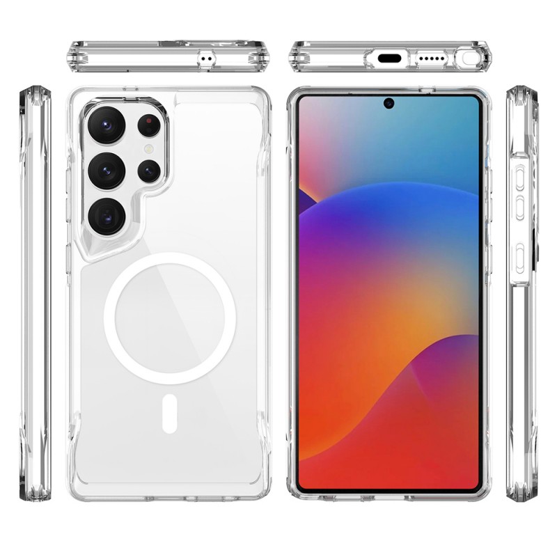 Bal-z Galaxy S25 Ultra Kılıf Zore M-safe Şarj Özellikli T-Max M-safe Kapak