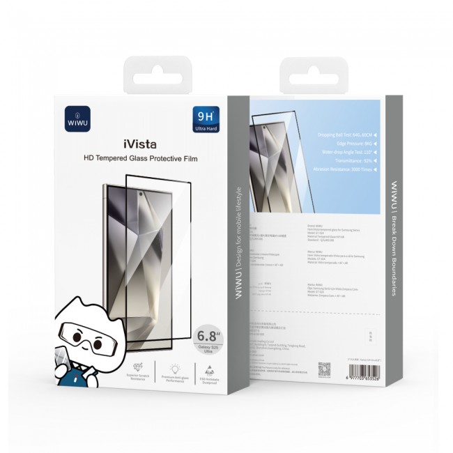 Galaxy S25 Ultra Wiwu iVista Super Hardness Ekran Koruyucu Galaxy S25 Ultra Wiwu iVista Super Hardness Ekran Koruyucu