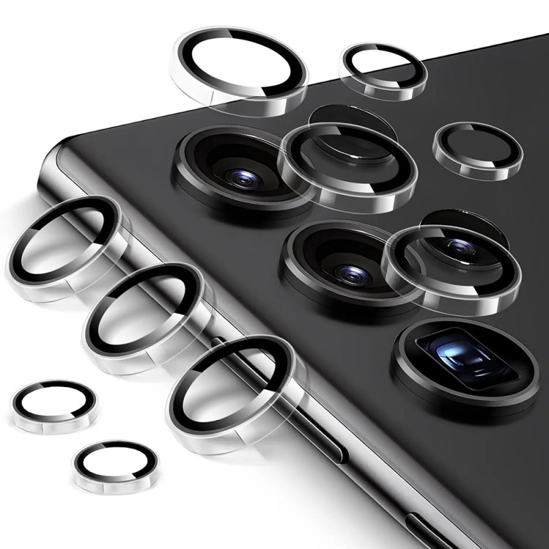 Bal-z Galaxy S25 Ultra Wiwu LG-011 Lens Guard Oleofobik Anti Reflective Kamera Lens Koruyucu + Kolay Uygulama Aparatlı