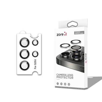 Bal-z Galaxy S25 Ultra  CL-12 Premium Safir Parmak İzi Bırakmayan Anti-Reflective Kamera Lens Koruyucu