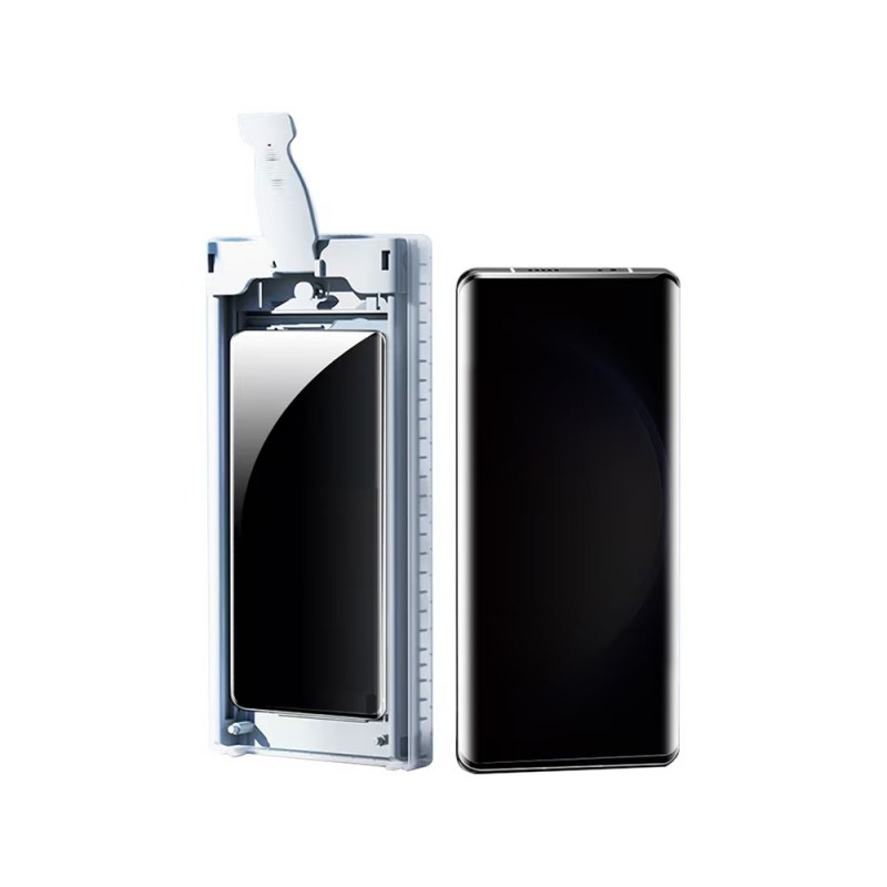 Bal-z Galaxy S25 Ultra  Kolay Uygulama Aparatlı Privacy Easy Body Hayalet Ekran Koruyucu